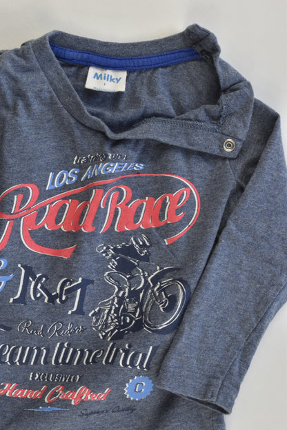 Milky Size 1 "Road Race" Top