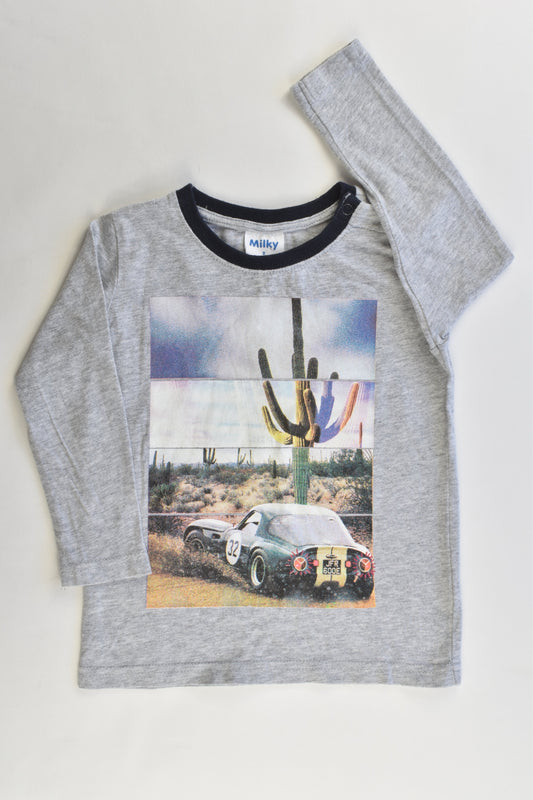 Milky Size 2 Car in the Desert Top