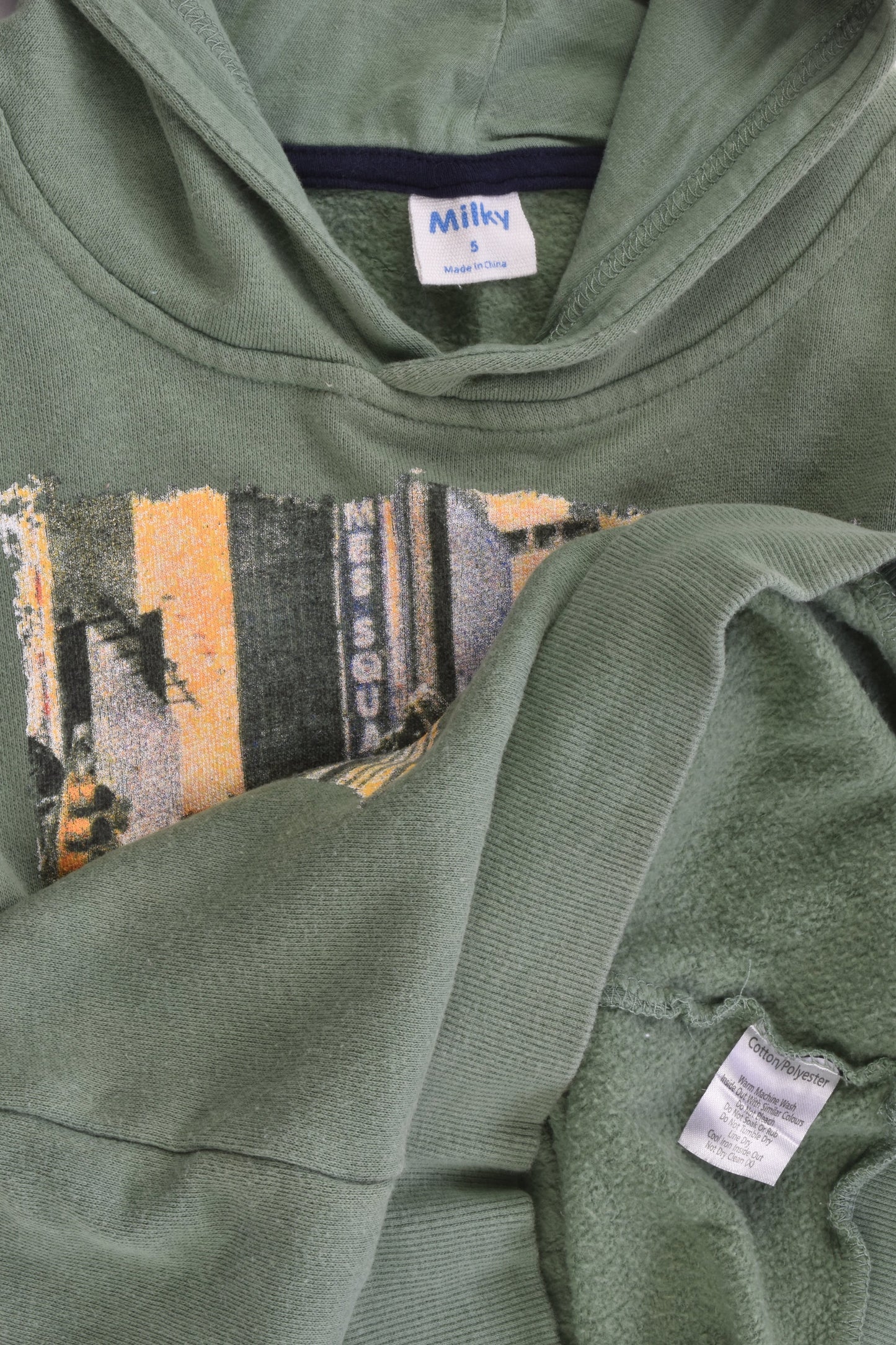 Milky Size 5 T-Rex Hooded Jumper