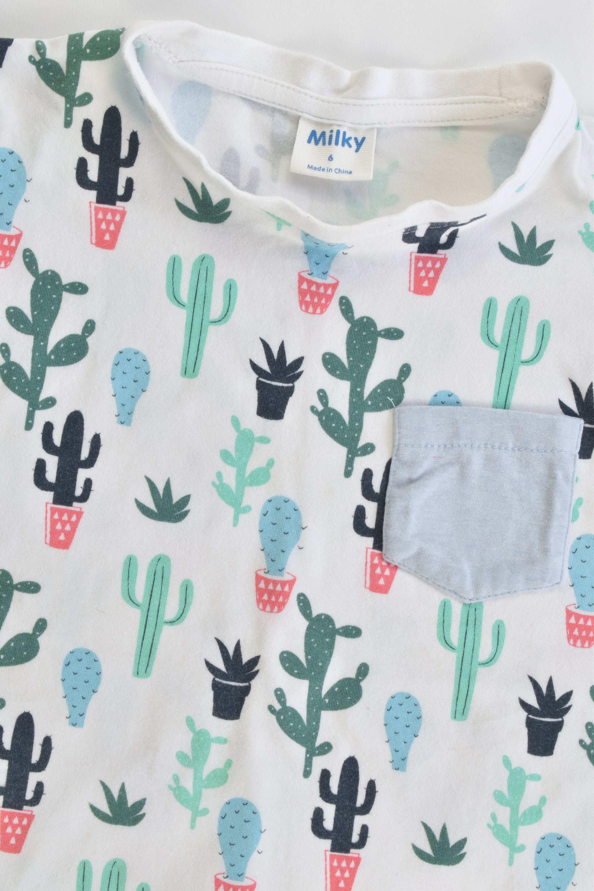 Milky Size 6 Cactus T-shirt