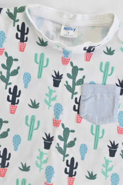 Milky Size 6 Cactus T-shirt