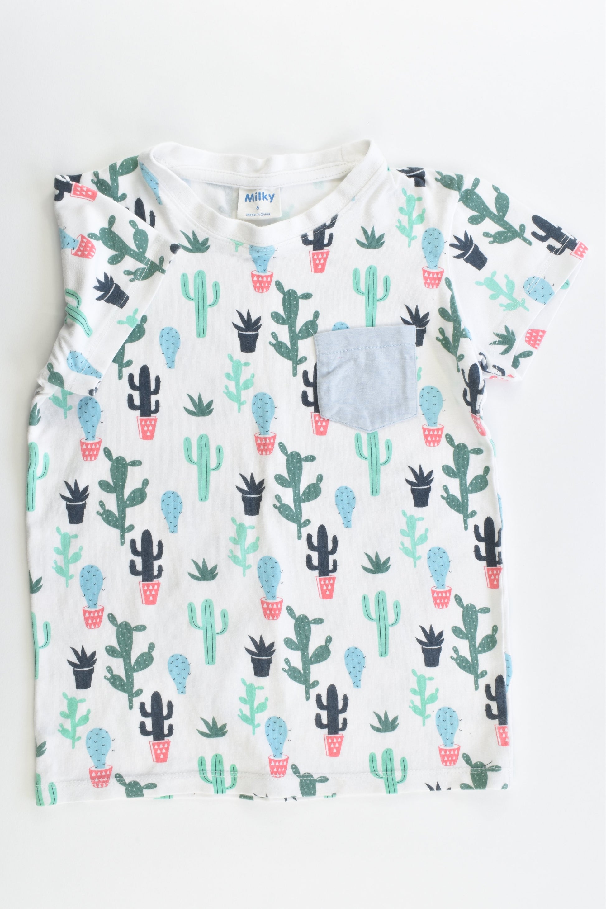 Milky Size 6 Cactus T-shirt