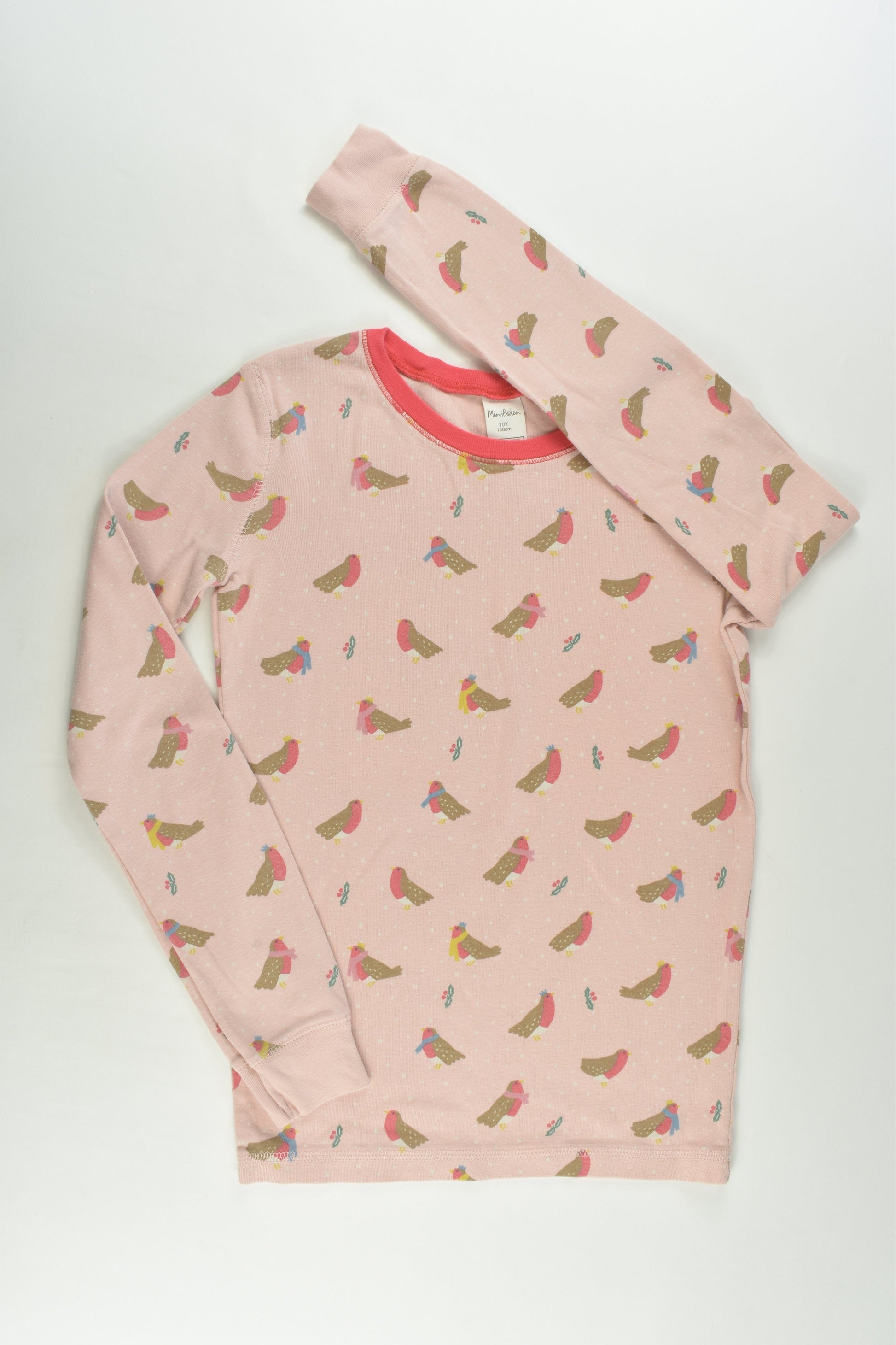 Mini Boden Size 10 (140 cm) Birds Pj Set
