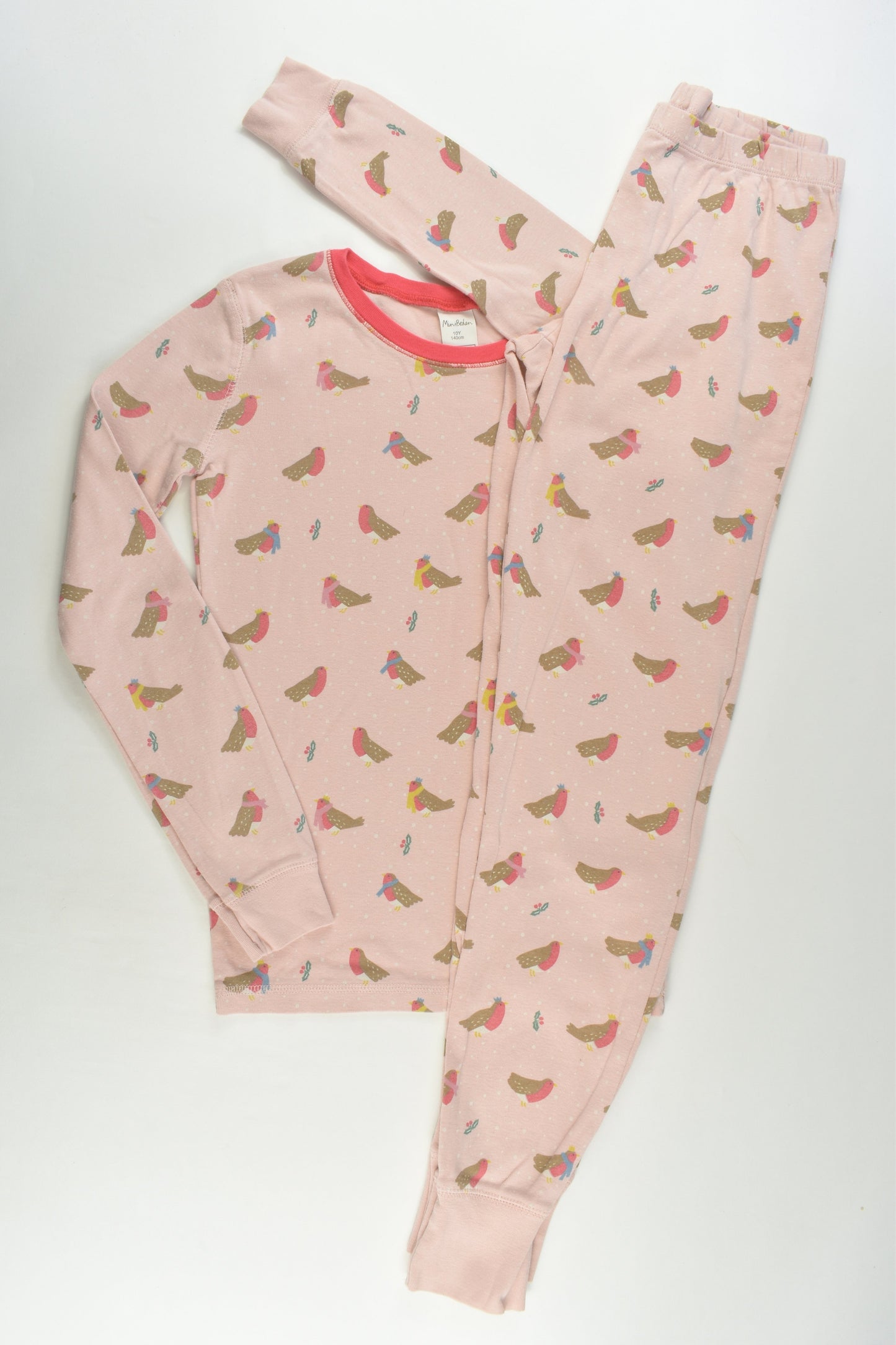Mini Boden Size 10 (140 cm) Birds Pj Set
