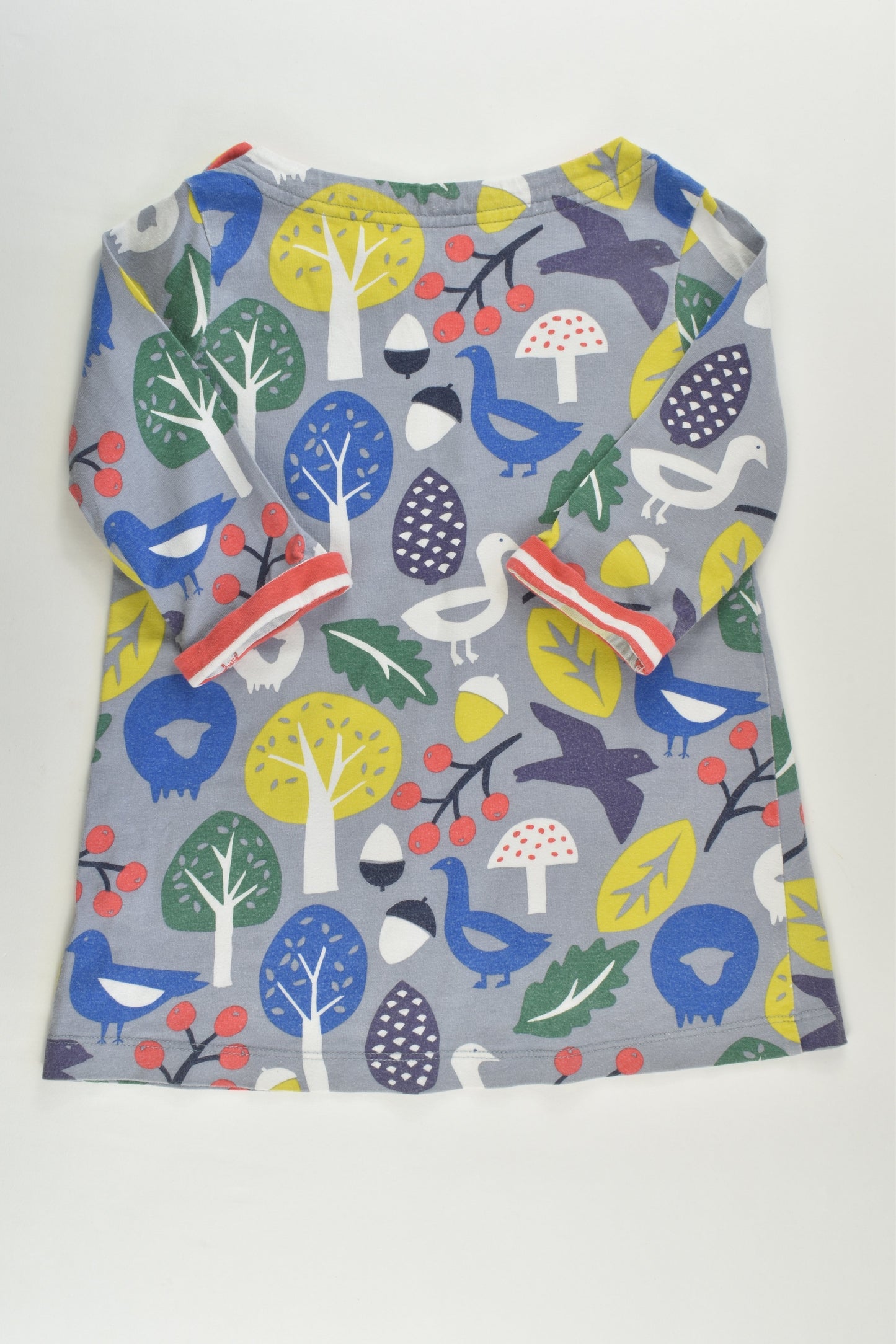 Mini Boden Size 3-4 Autumn Print Tunic/Dress