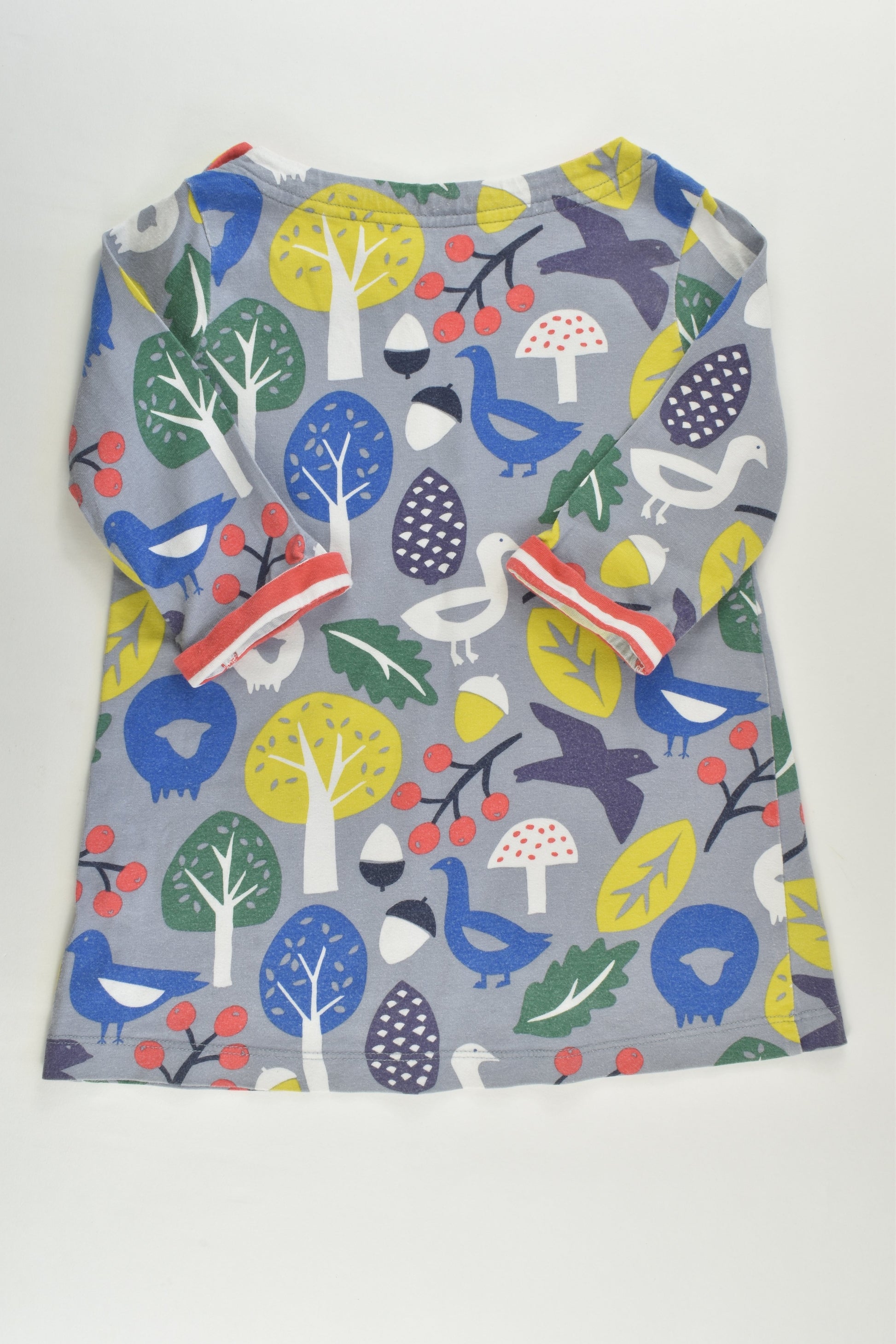 Mini Boden Size 3-4 Autumn Print Tunic/Dress