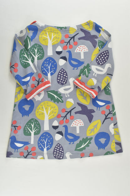 Mini Boden Size 3-4 Autumn Print Tunic/Dress