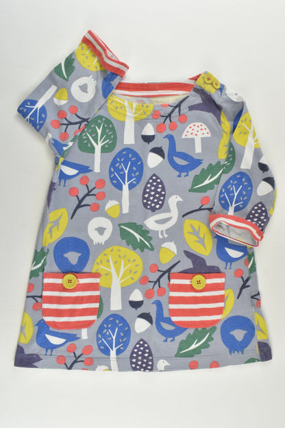 Mini Boden Size 3-4 Autumn Print Tunic/Dress