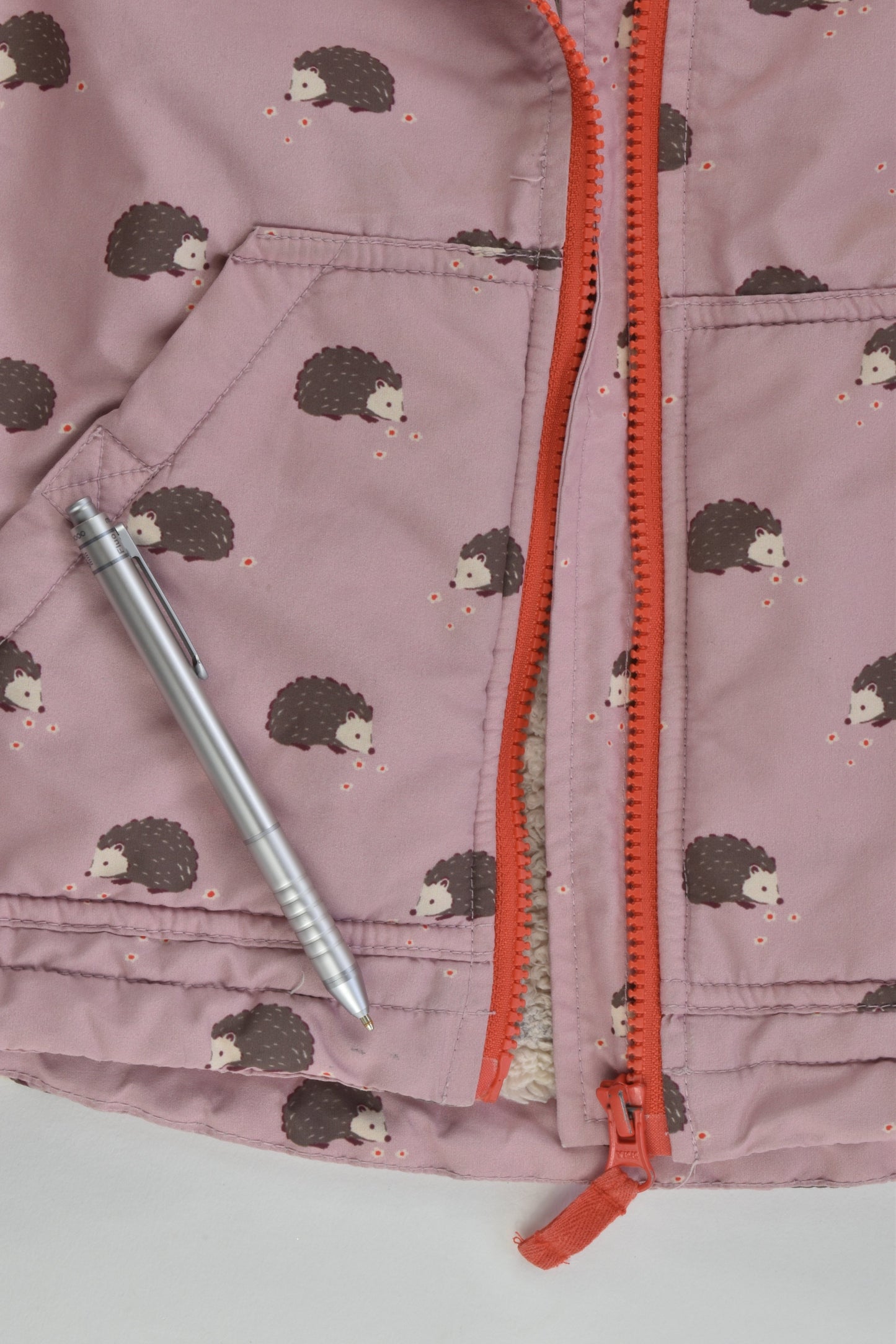 Mini Boden Size 3-4 Hedgehogs Warm Winter Jacket