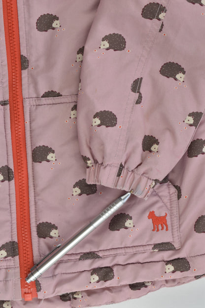 Mini Boden Size 3-4 Hedgehogs Warm Winter Jacket