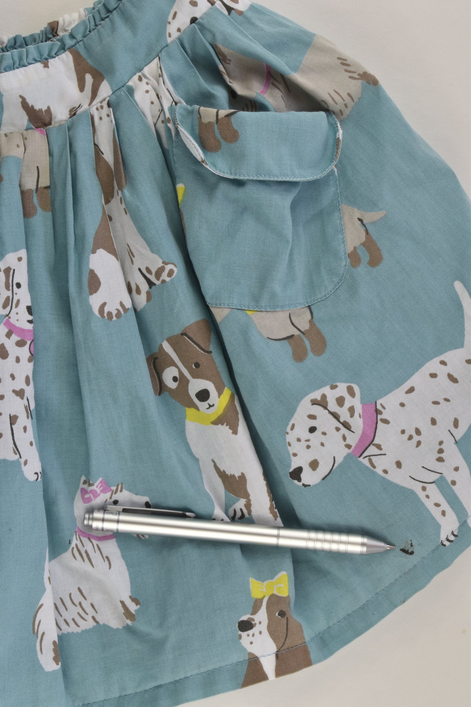Mini Boden Size 3-4 Lined Dogs Skirt