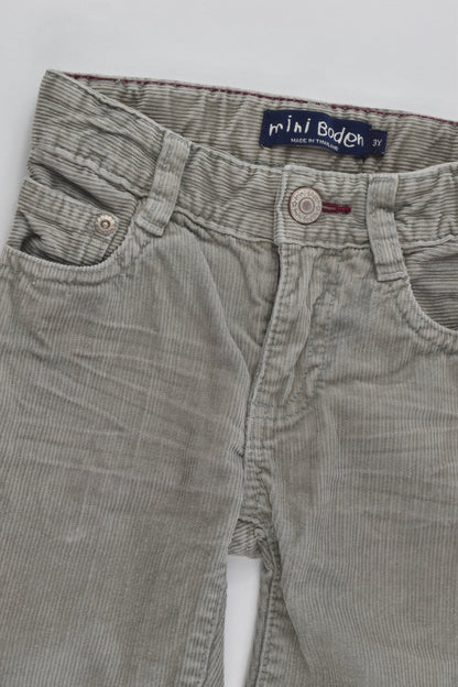 Mini Boden Size 3 Cord Pants