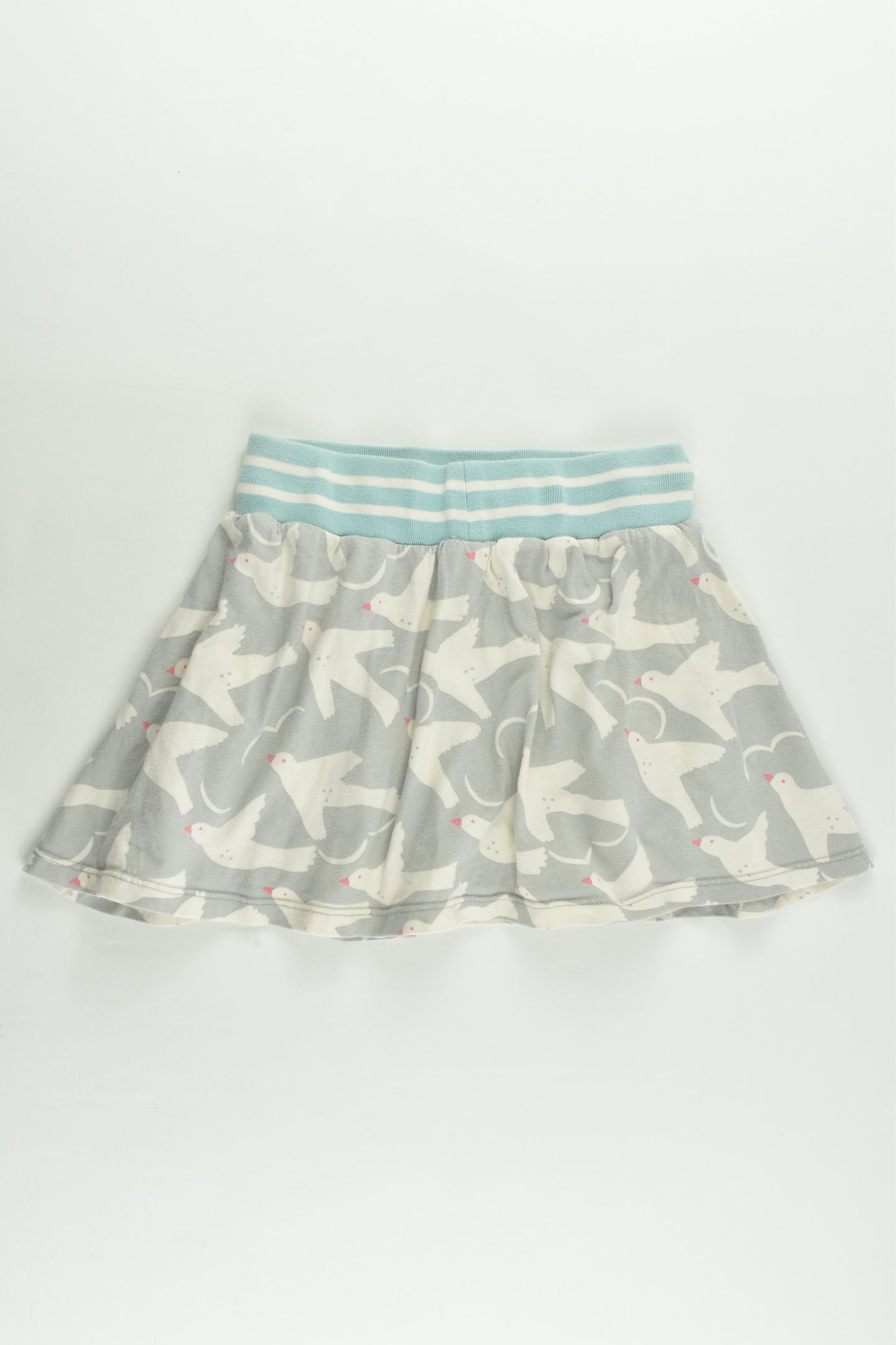 Mini Boden Size 4-5 Birds Skirt with Shorts Underneath
