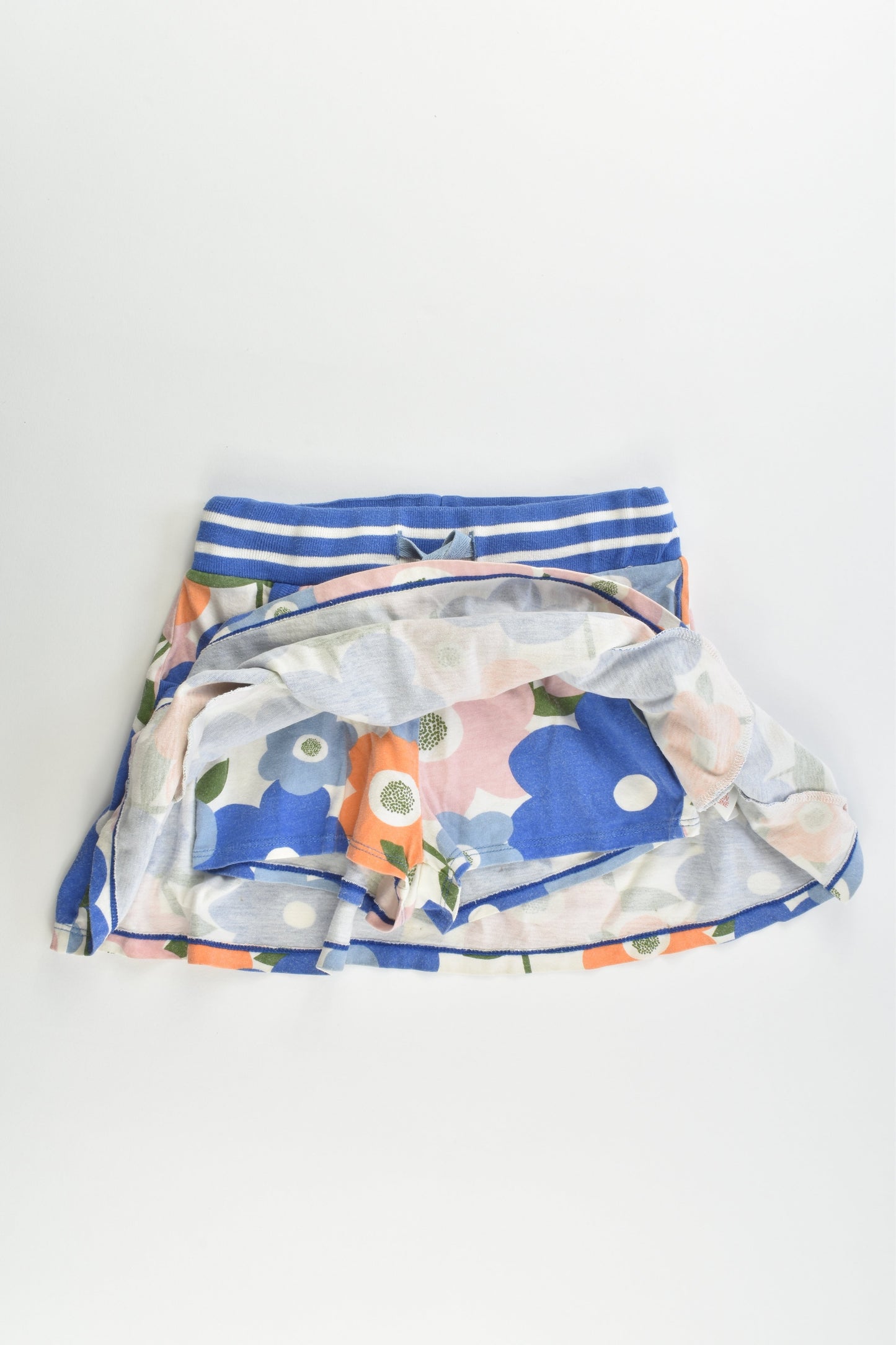 Mini Boden Size 4-5 Floral Skirt with Shorts Underneath