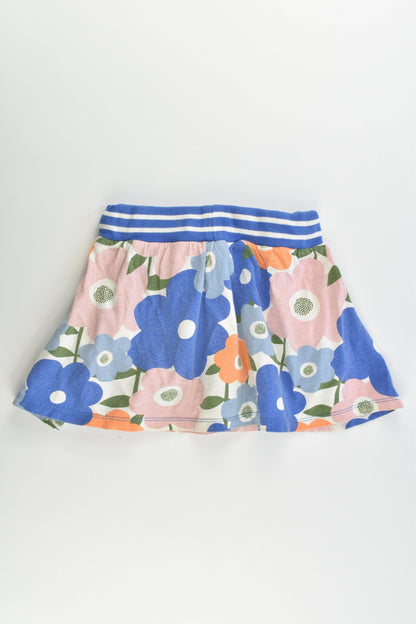 Mini Boden Size 4-5 Floral Skirt with Shorts Underneath
