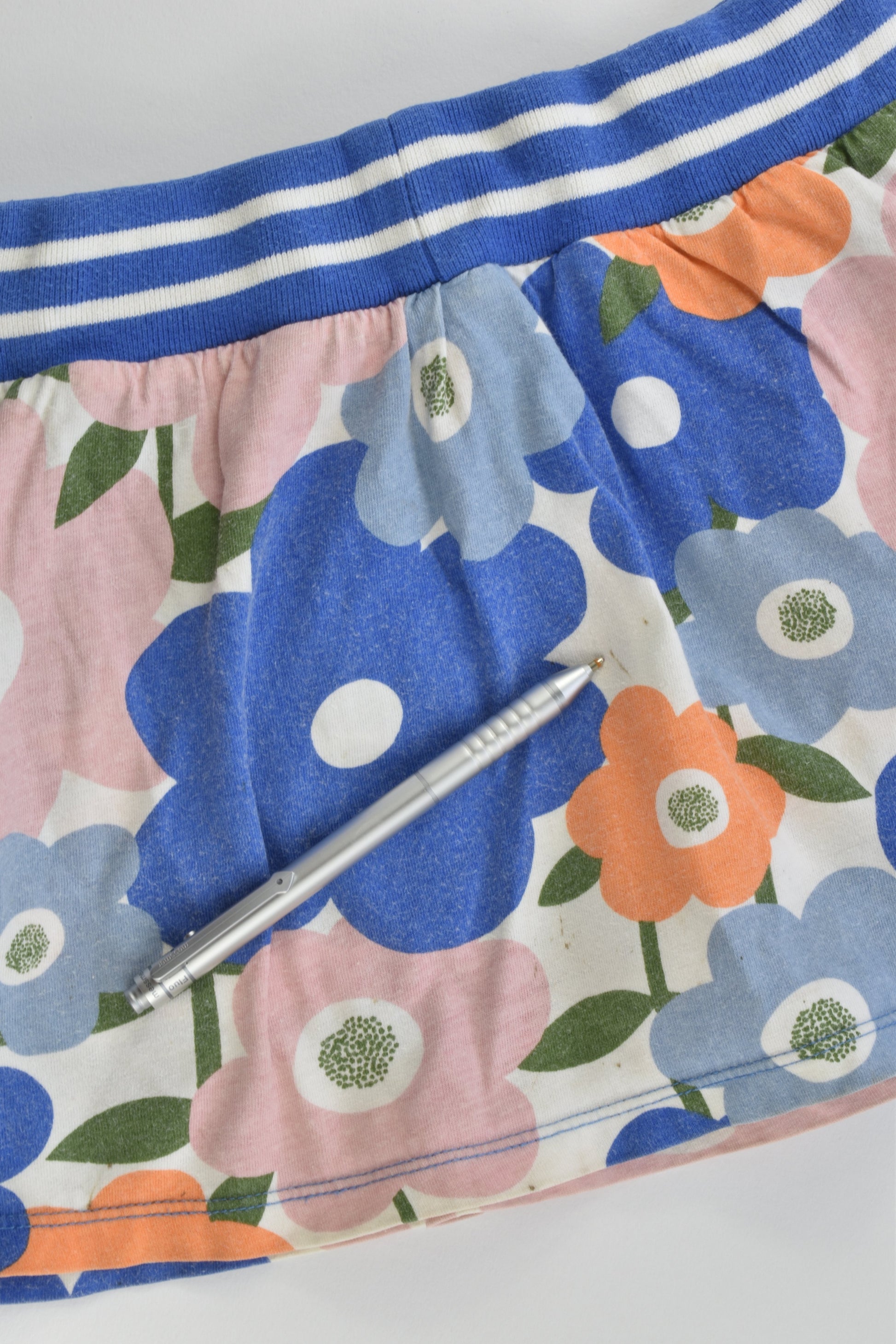 Mini Boden Size 4-5 Floral Skirt with Shorts Underneath