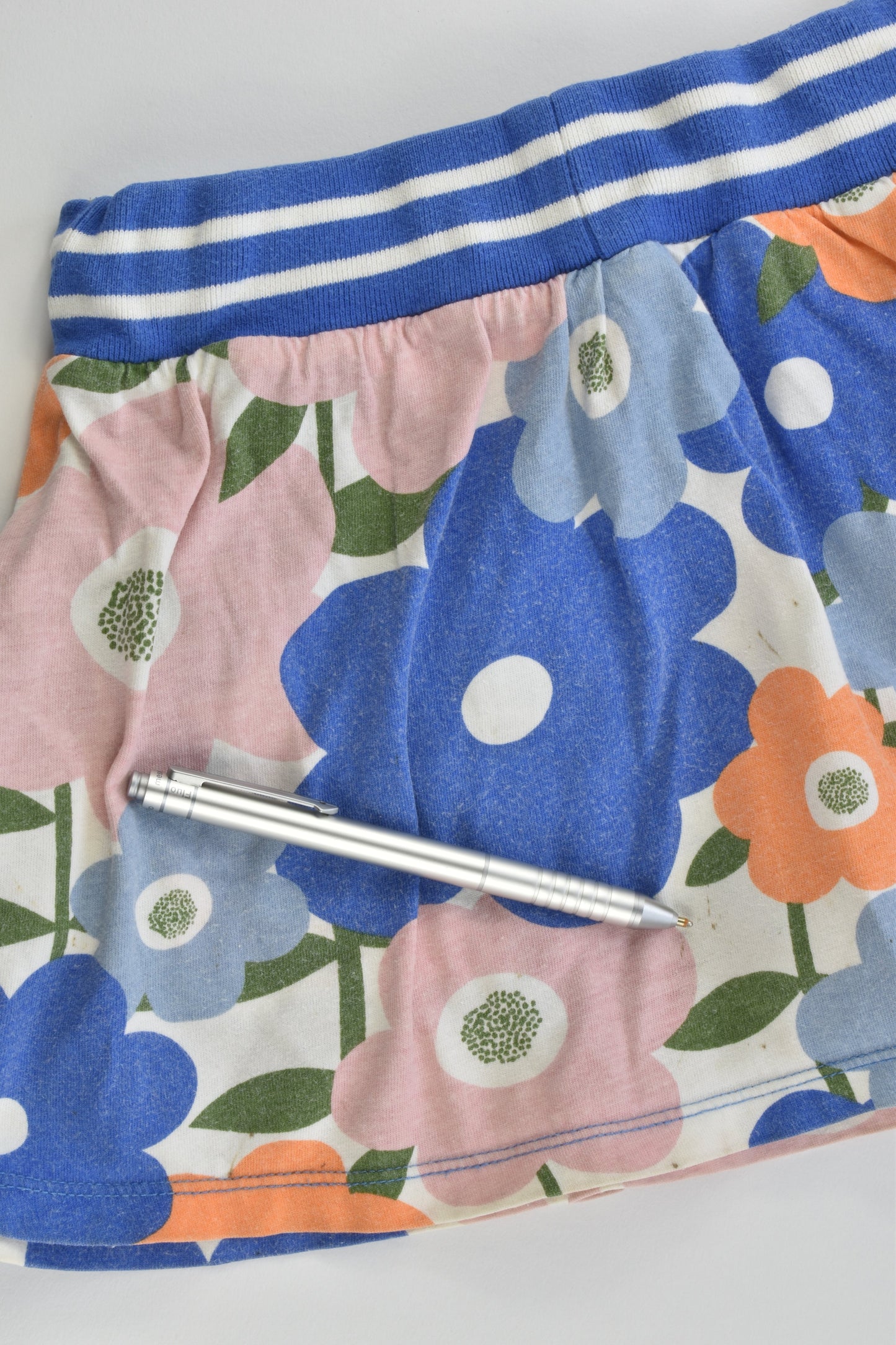 Mini Boden Size 4-5 Floral Skirt with Shorts Underneath