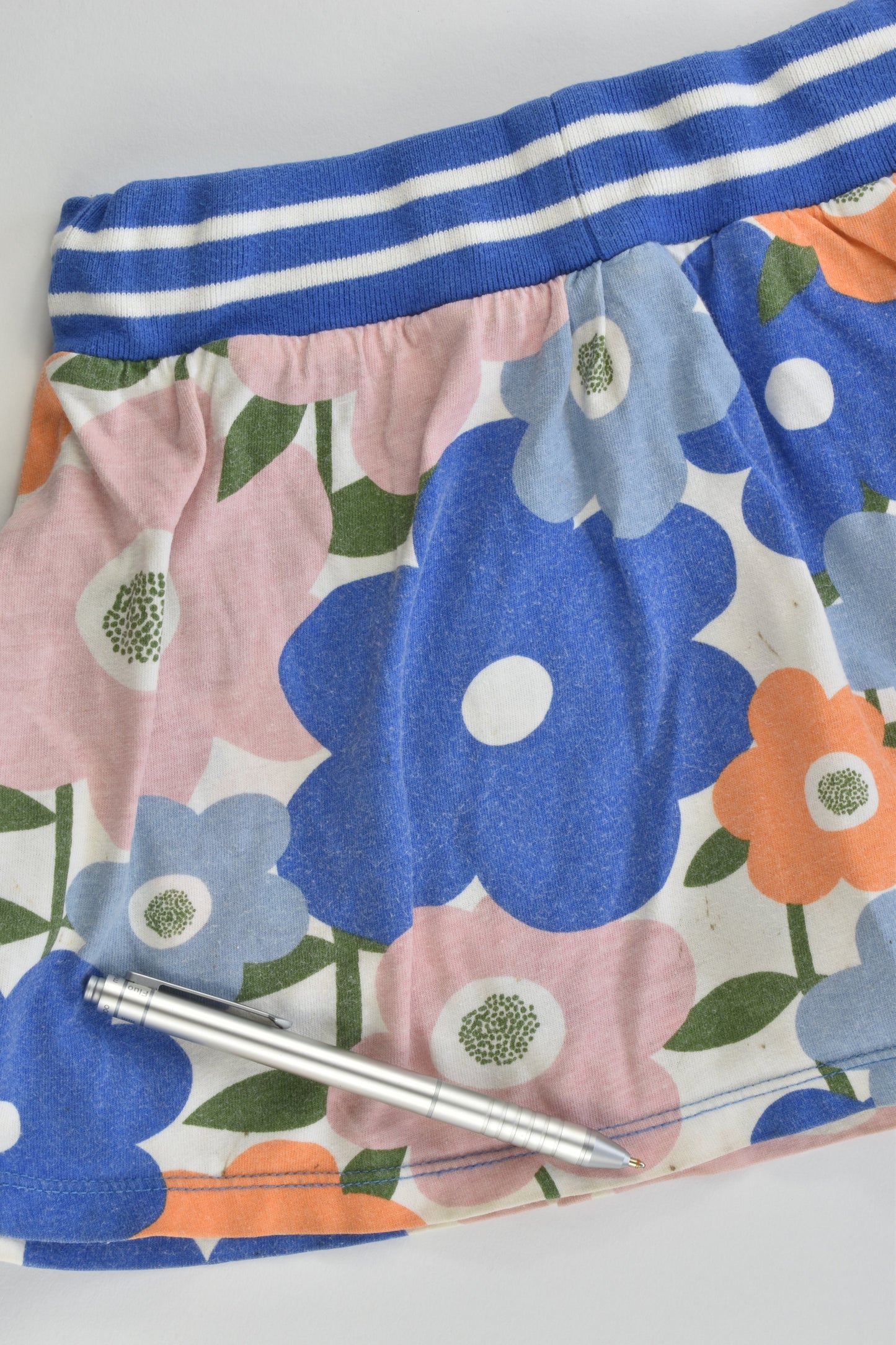 Mini Boden Size 4-5 Floral Skirt with Shorts Underneath