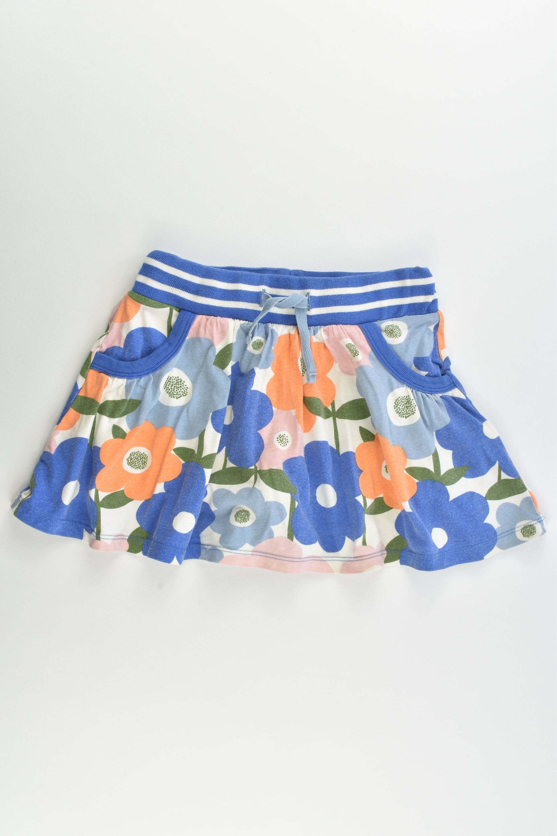 Mini Boden Size 4-5 Floral Skirt with Shorts Underneath