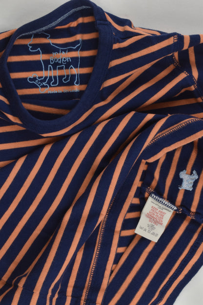 Mini Boden Size 6-7 (122 cm) Striped Top