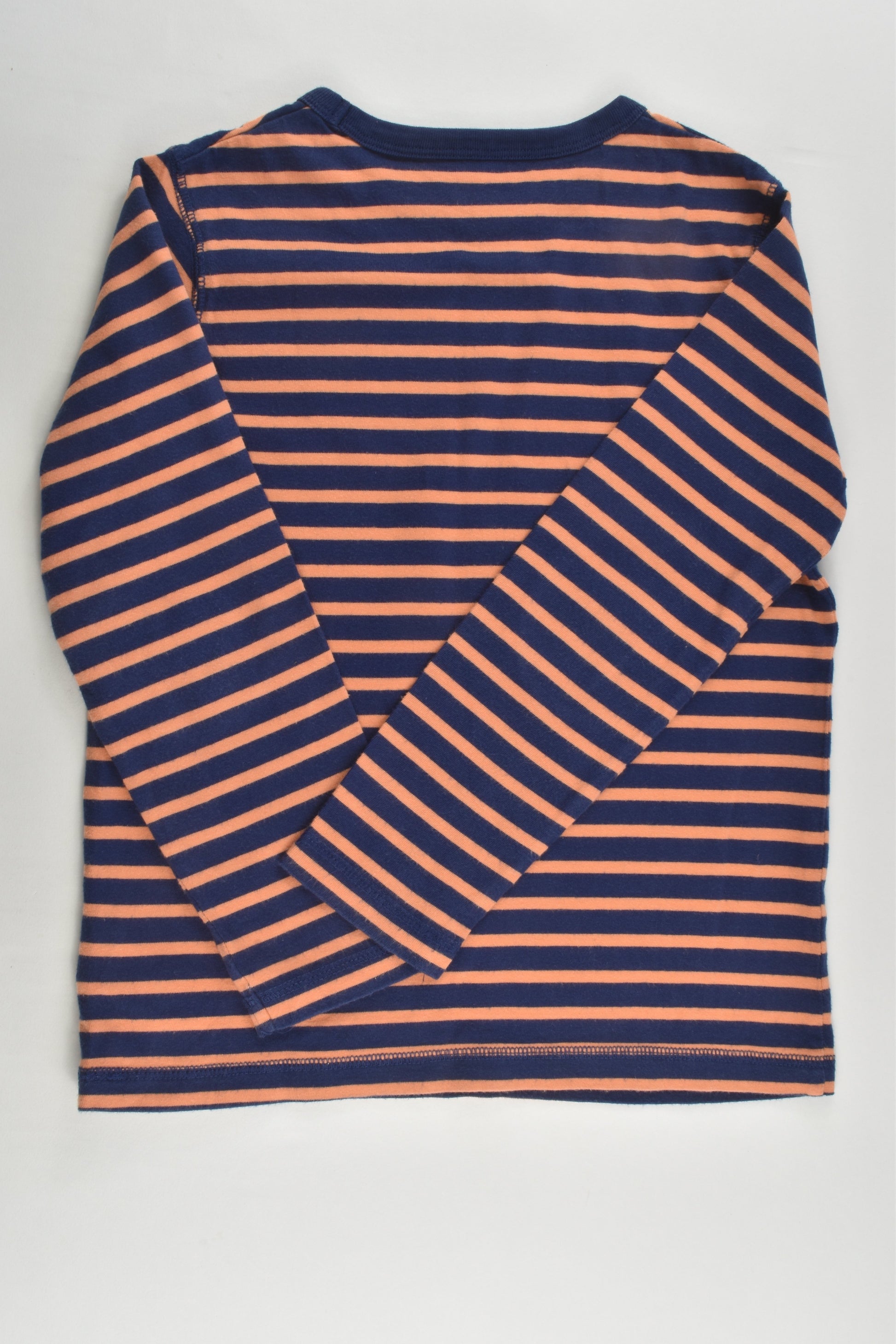 Mini Boden Size 6-7 (122 cm) Striped Top