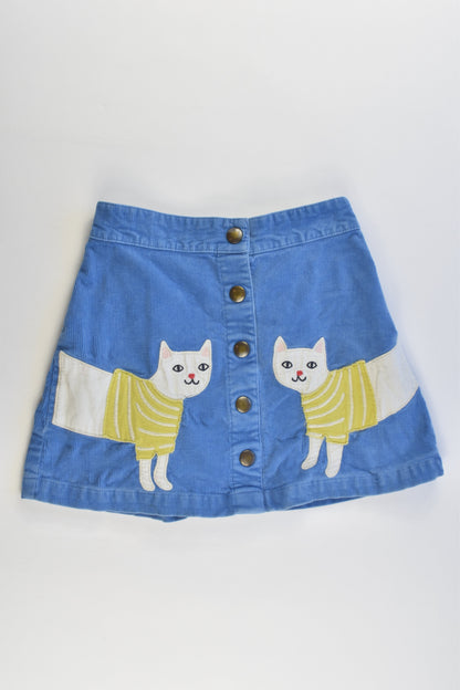 Mini Boden Size 6-7 Cats Stretchy Cord Skirt