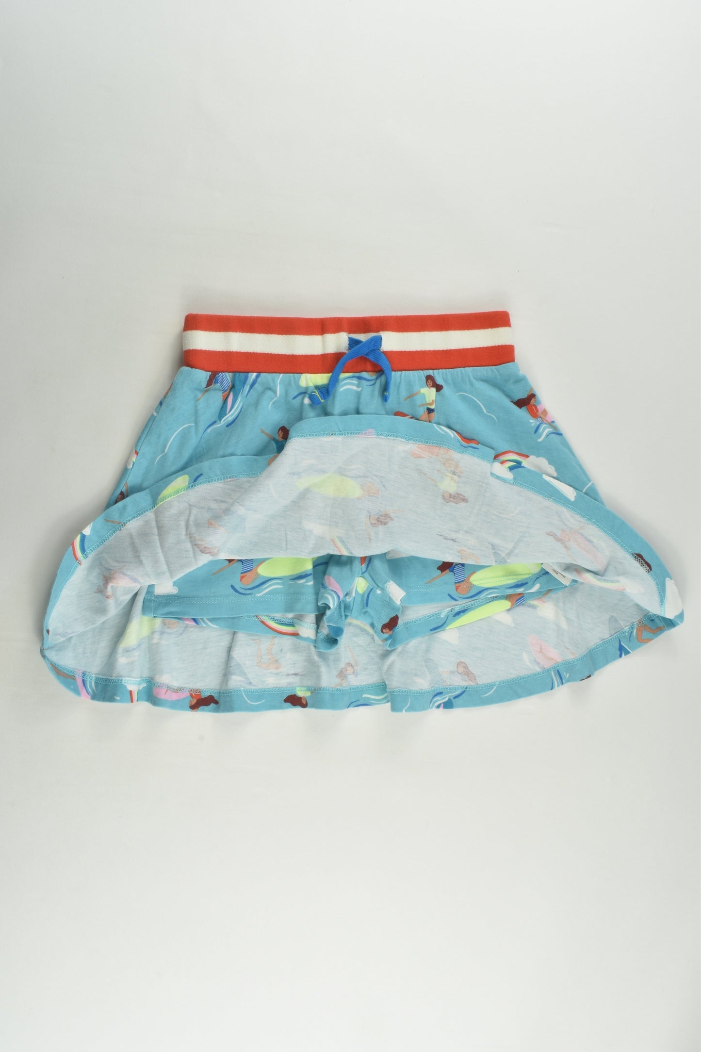 Mini Boden Size 7-8 (128) Surfer Skirt with Shorts Underneath