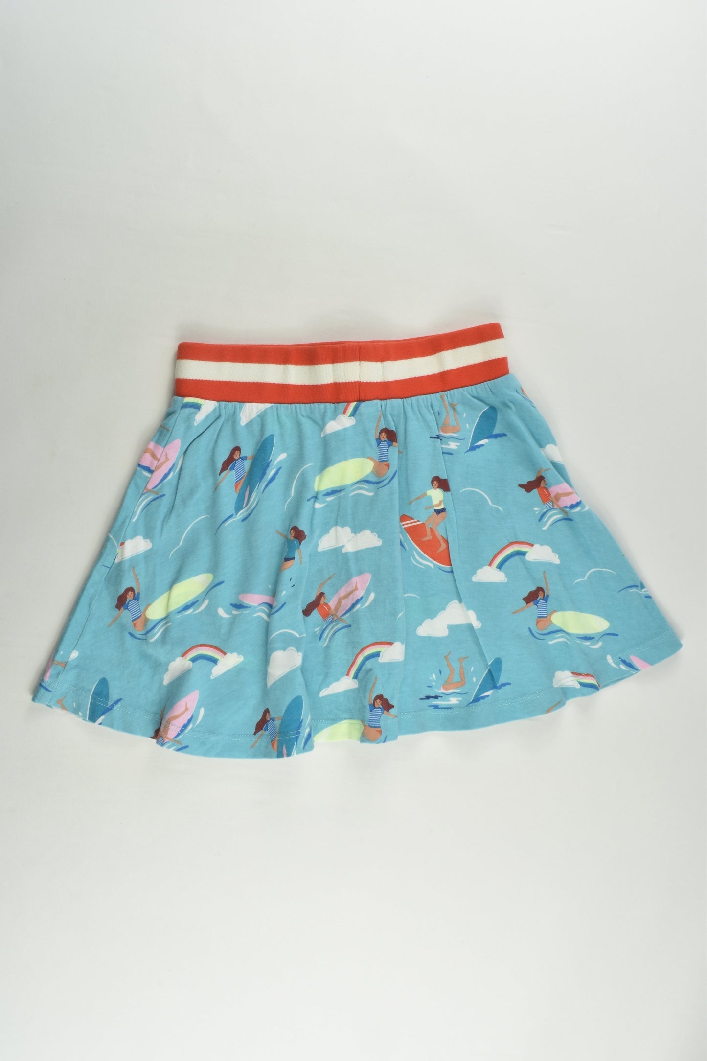 Mini Boden Size 7-8 (128) Surfer Skirt with Shorts Underneath