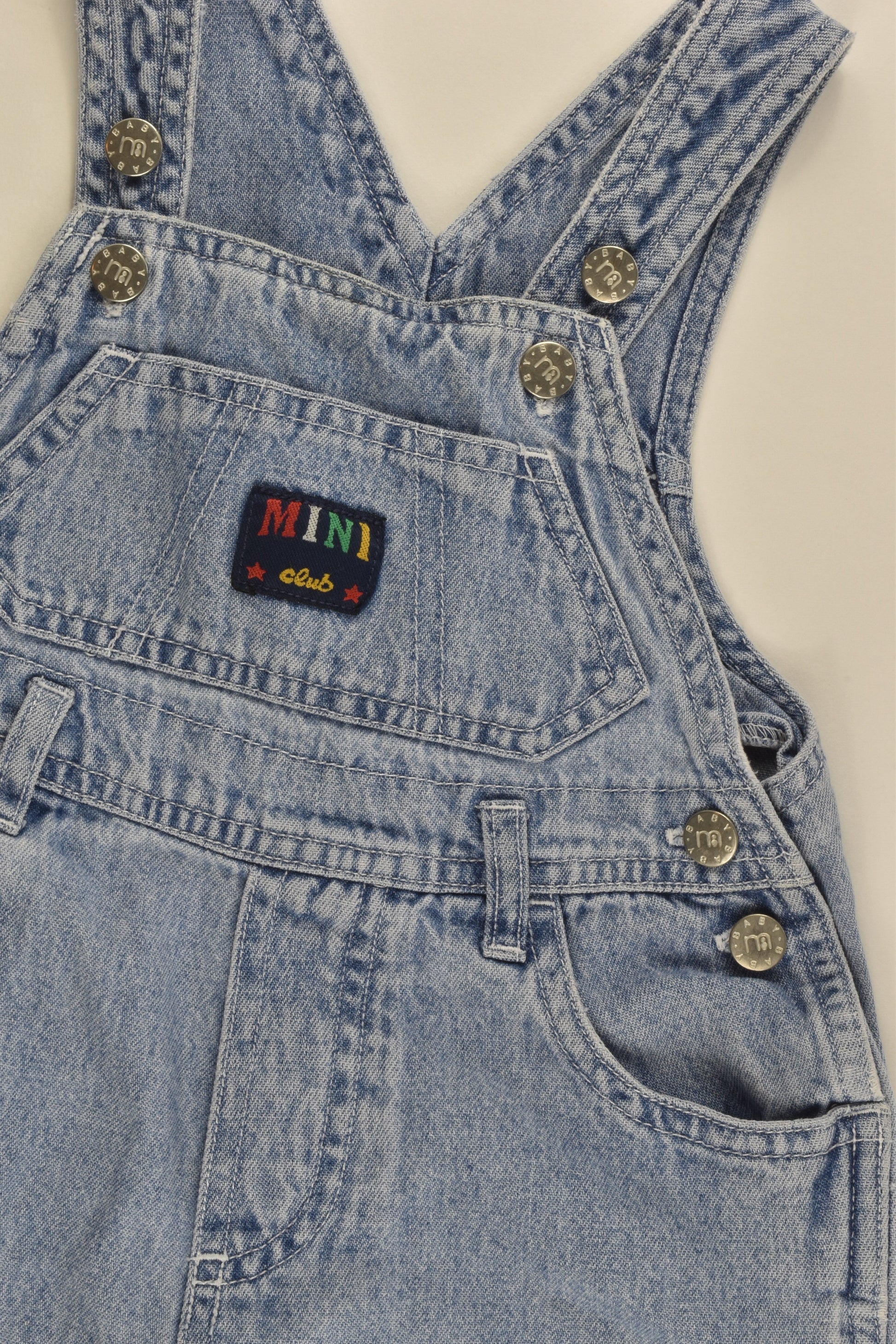 Mini Club by Mothercare Size 0 (6-12 months) Denim Overalls
