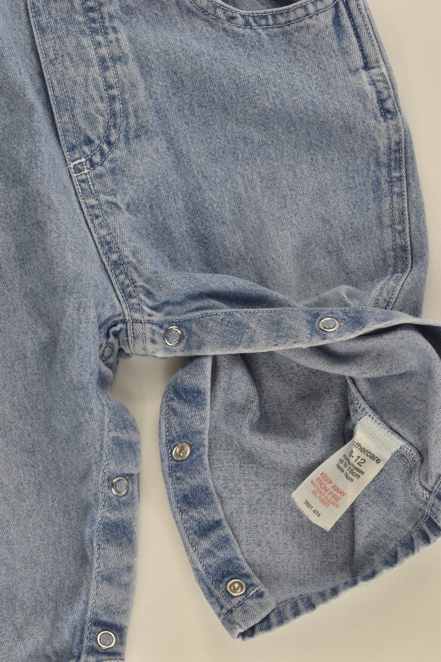 Mini Club by Mothercare Size 0 (6-12 months) Denim Overalls