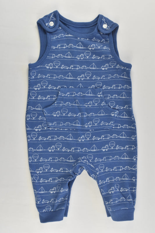 Mini Club Size 000 (0-3 months) Vehicles Cotton Overalls