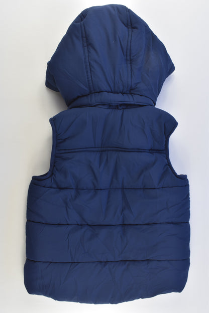 Mini Club Size 2-3 (92-98 cm) Fleece Lined Hooded Warm Puffer Vest