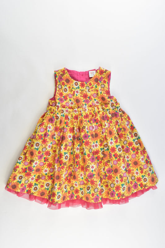 Mini Club Size 9-12 Months Layered Floral Dress