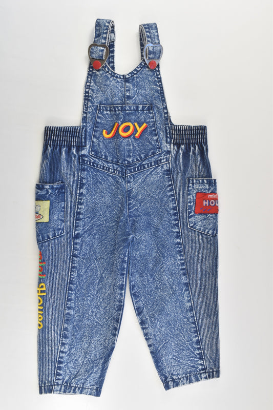 Mini House Size 2 Denim Overalls