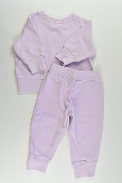 Mini Mango Size 1 Cosmic Cat Sweater and Matching Track Pants