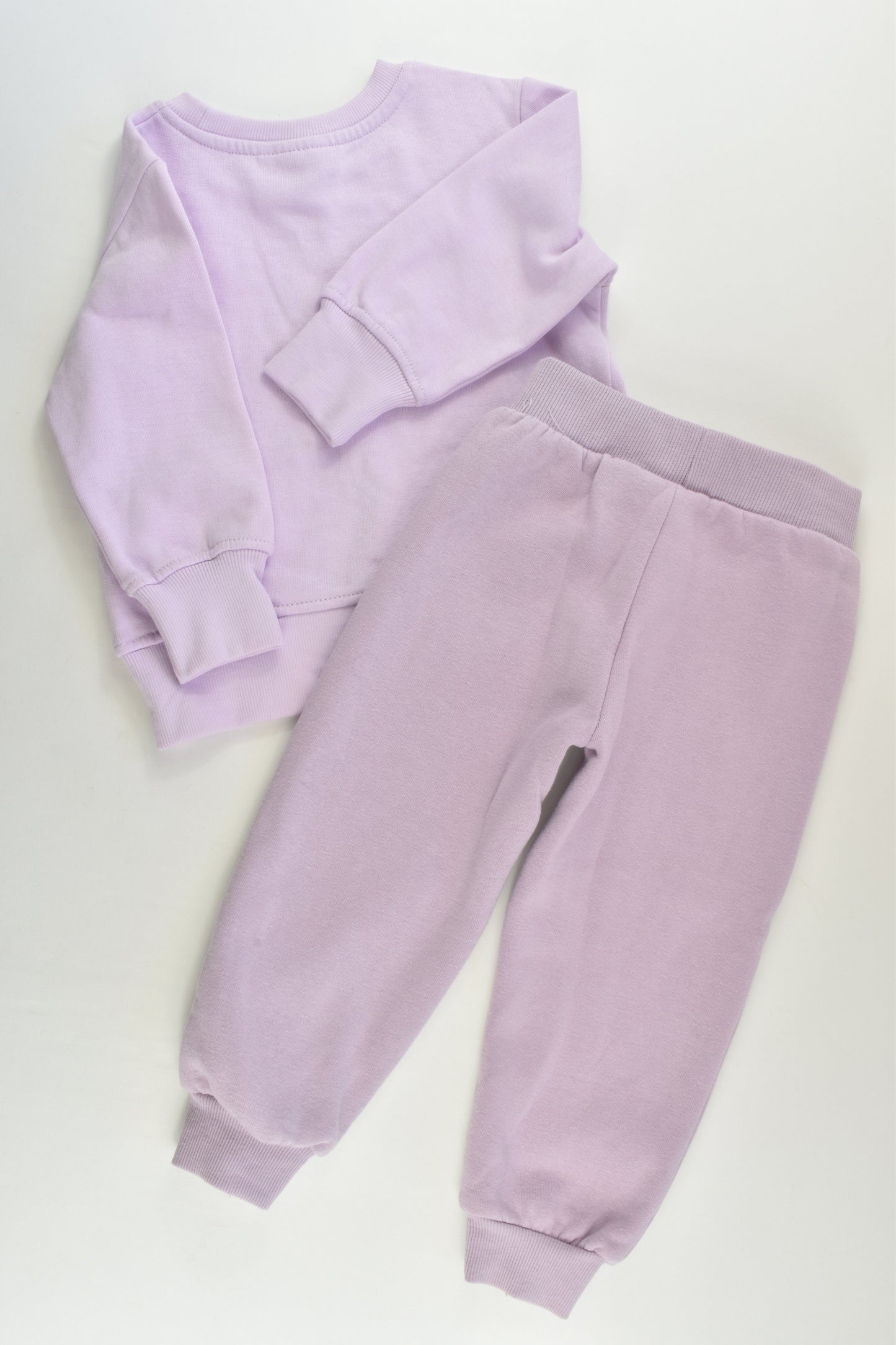 Mini Mango Size 2 Cosmic Cat Sweater Paired with Favourites Track Pants