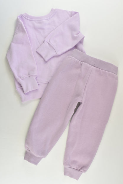 Mini Mango Size 2 Cosmic Cat Sweater Paired with Favourites Track Pants