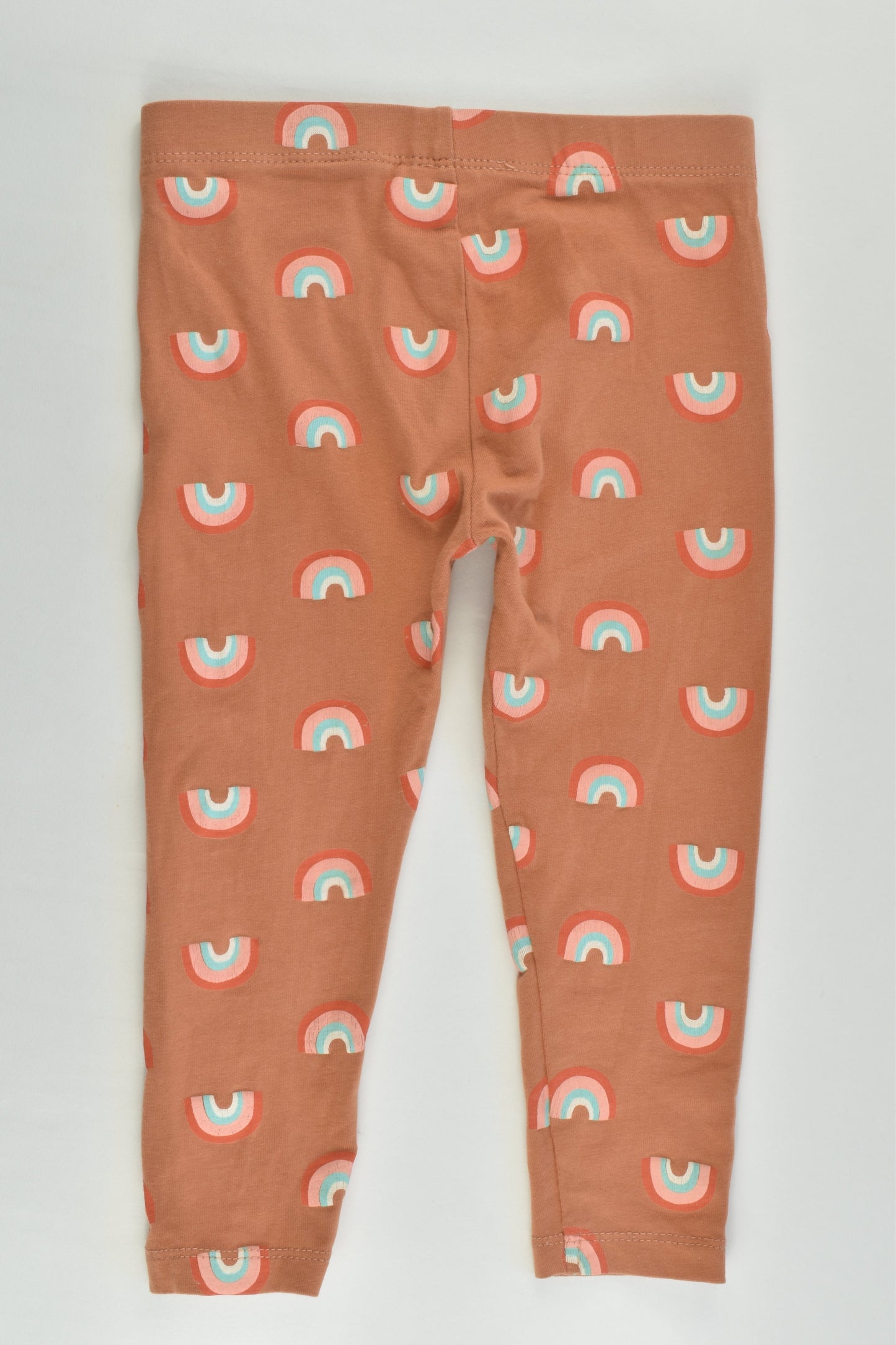 Mini Mango Size 2 Rainbows and Stripes 3x Leggings