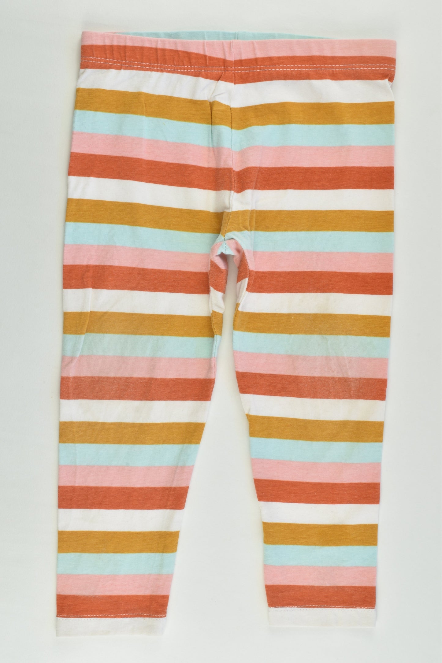 Mini Mango Size 2 Rainbows and Stripes 3x Leggings