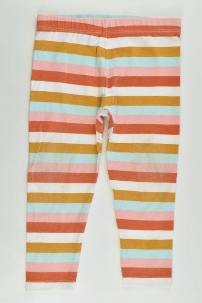 Mini Mango Size 2 Rainbows and Stripes 3x Leggings