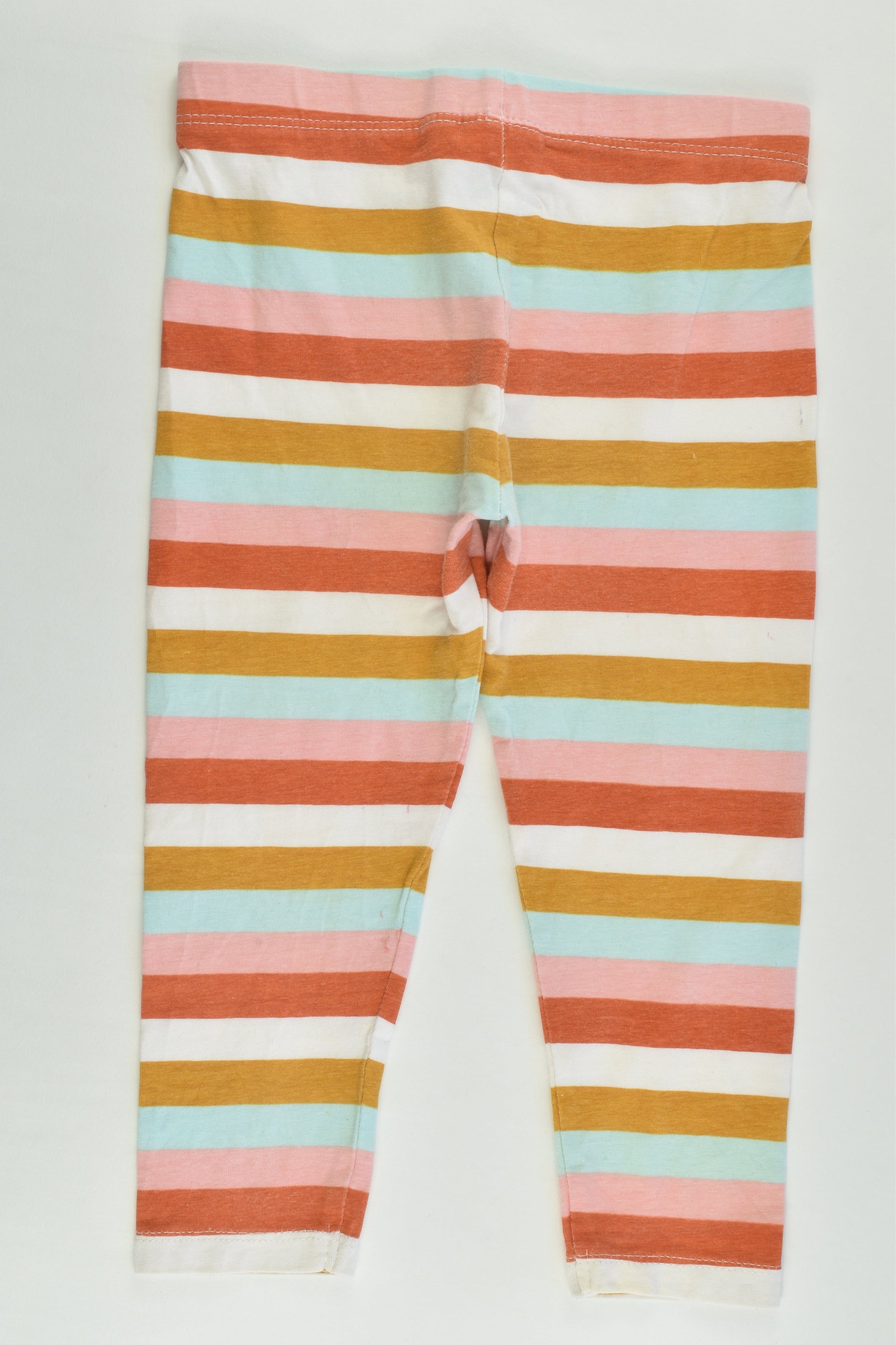 Mini Mango Size 2 Rainbows and Stripes 3x Leggings