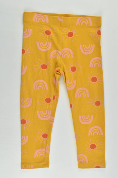 Mini Mango Size 2 Rainbows and Stripes 3x Leggings