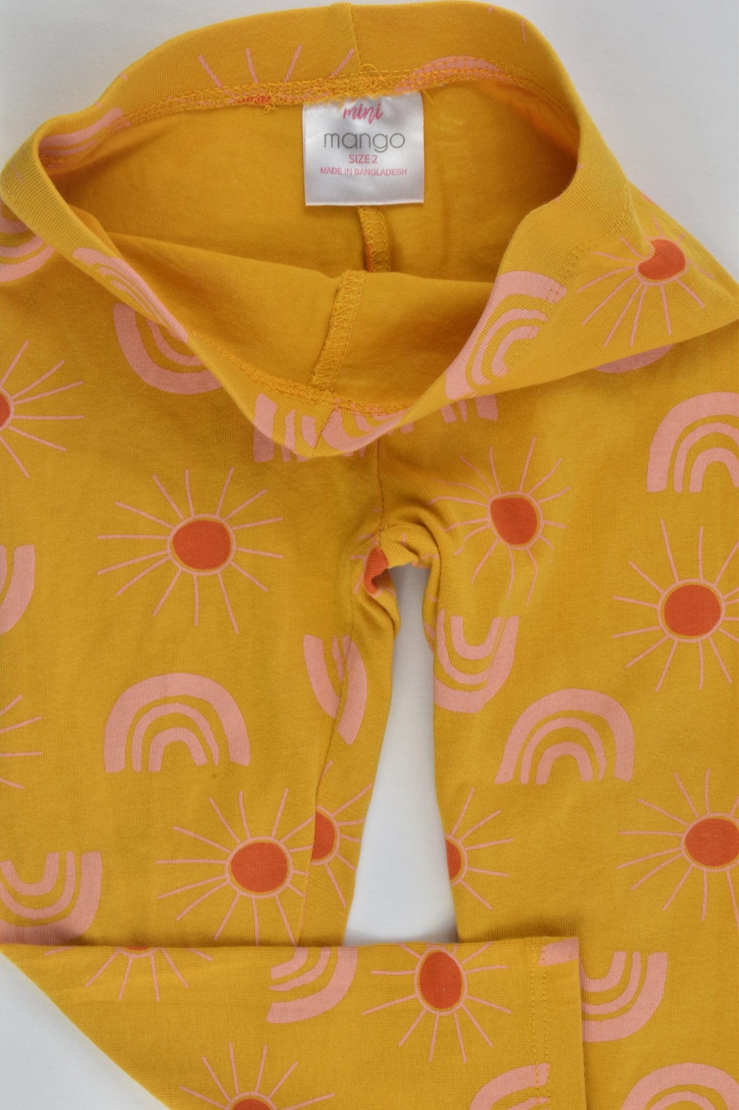Mini Mango Size 2 Rainbows and Stripes 3x Leggings