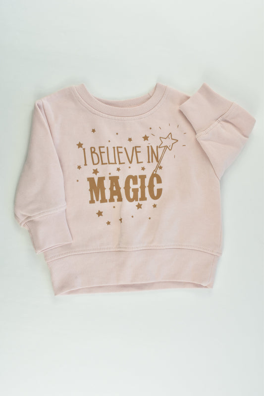 Mini Mango Size 'I Believe In Magic' Sweater
