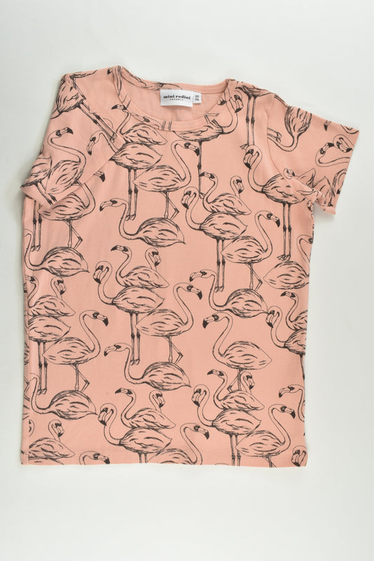 Mini Rodini Size 10-11 (140-146 cm) Flamingo T-shirt
