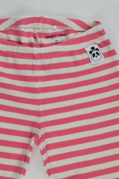 Mini Rodini Size 6-7 (116-122 cm) Ribbed Leggings