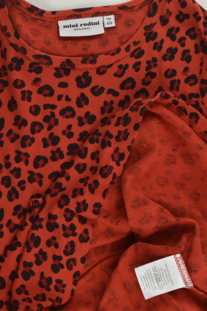 Mini Rodini Size 6-7 (116/122 cm) Leopard Print Dress
