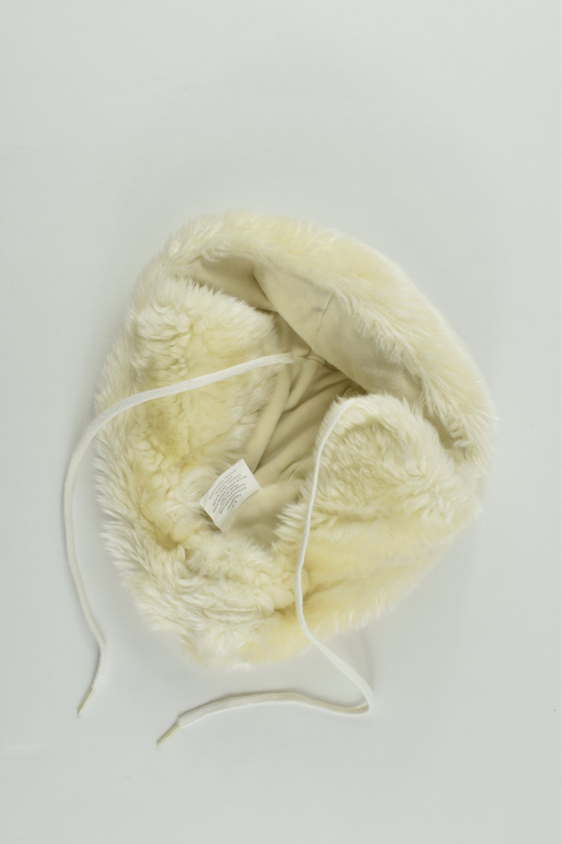 Minimink (Australia) Size 1-2 Cord/Fur Winter Hat