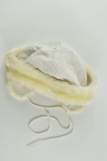 Minimink (Australia) Size 1-2 Cord/Fur Winter Hat