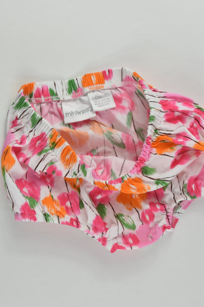 Miniwear Size 0 (12 months) Floral Outfit
